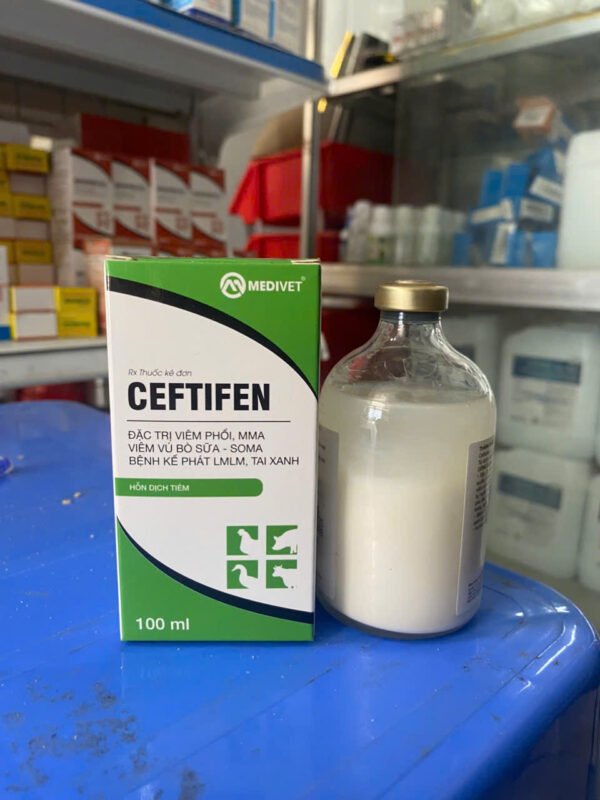 ceftifen_1 CEFTIFEN – Chống viêm cho heo nái