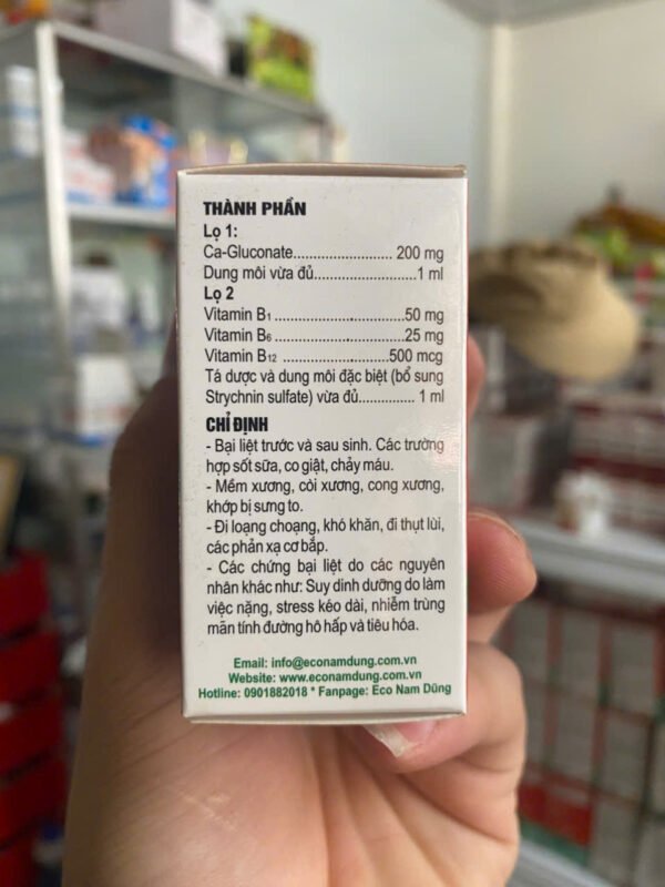 THUỐC BẠI LIỆT – CALCIUM FORT 20% INJ