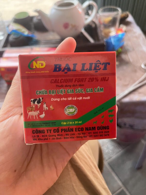 THUỐC BẠI LIỆT – CALCIUM FORT 20% INJ