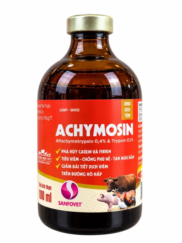 ACHYMOSIN SANFOVET – Tiêu viêm, giảm sưng
