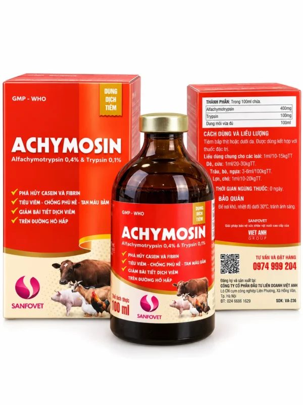 ACHYMOSIN SANFOVET – Tiêu viêm, giảm sưng – ảnh 2