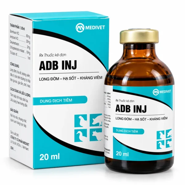 ADB MEDIVET – Long đờm, hạ sốt, tiêu viêm