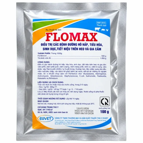 flomax-50-euvet-1 FLOMAX 50% EUVET – Florfenicol trị hô hấp