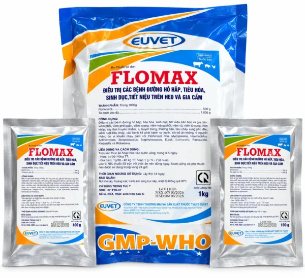 FLOMAX 50% EUVET – Florfenicol trị hô hấp – ảnh 3