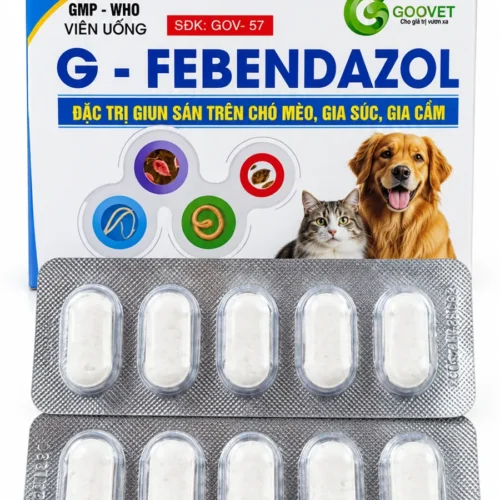g-febendazol-tay-giun-cho-meo-1 G-FEBENDAZOL – Tẩy giun chó mèo