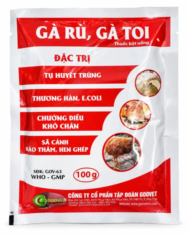 GÀ RÙ GÀ TOI GOOVET – Đặc trị gia cầm – ảnh 2