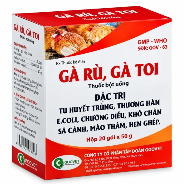 GÀ RÙ GÀ TOI GOOVET – Đặc trị gia cầm – ảnh 3