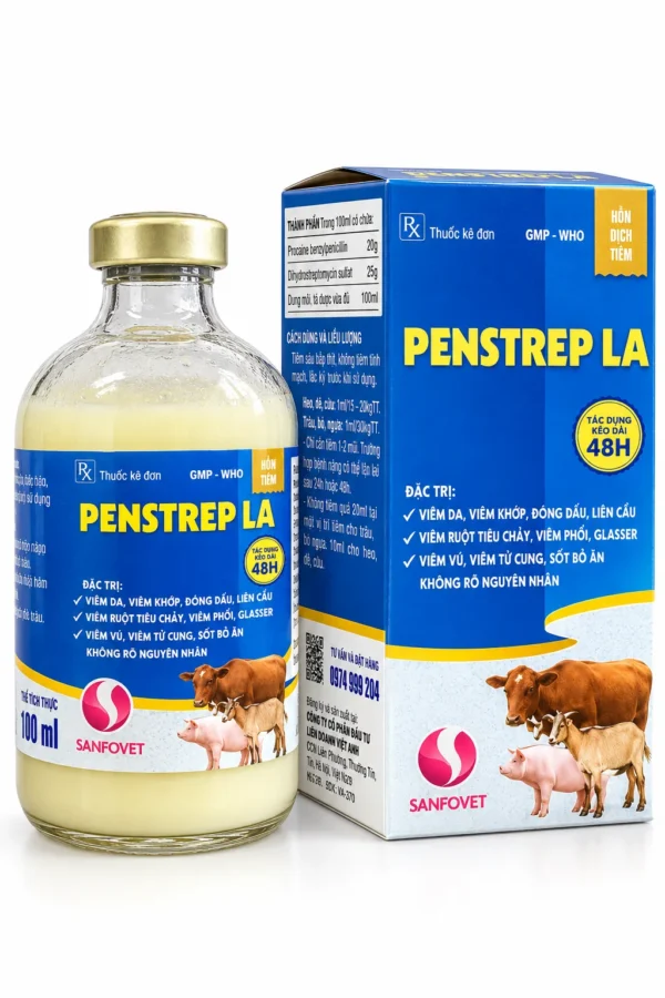 PENSTREP LA SANFOVET – Kháng sinh kéo dài 48h