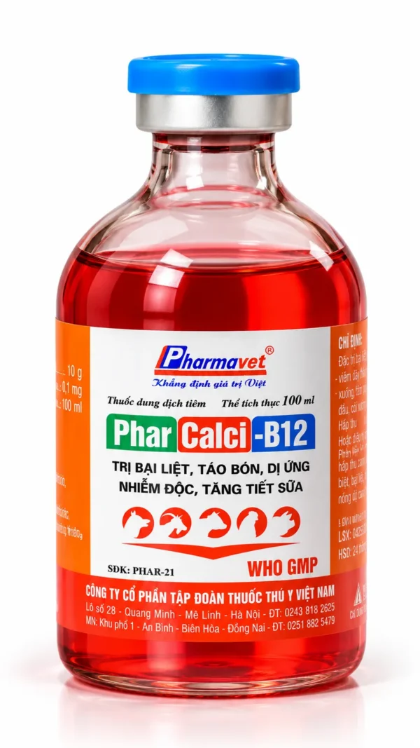 pharcalci-b12-2 PHARCALCI-B12 – Canxi + B12 trị bại liệt – ảnh 2