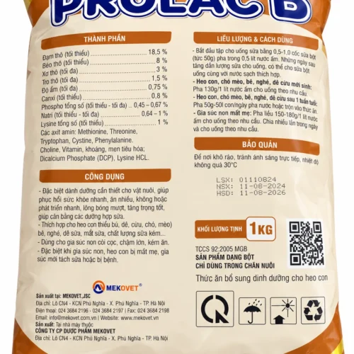 PROLAC B – Sữa chuyên biệt cho heo con