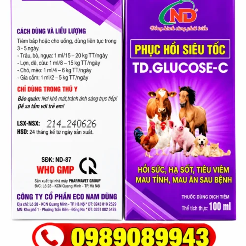 TD.GLUCOSE-C – Phục hồi siêu tốc