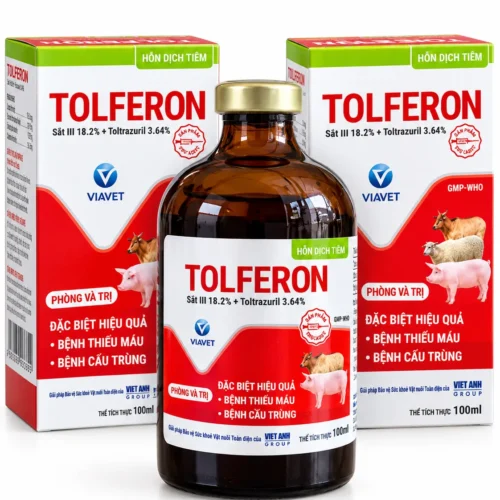 TOLFENRON – Sắt + cầu trùng heo con