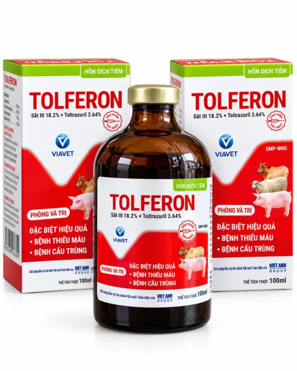 tolfenron-1 TOLFENRON – Sắt + cầu trùng heo con