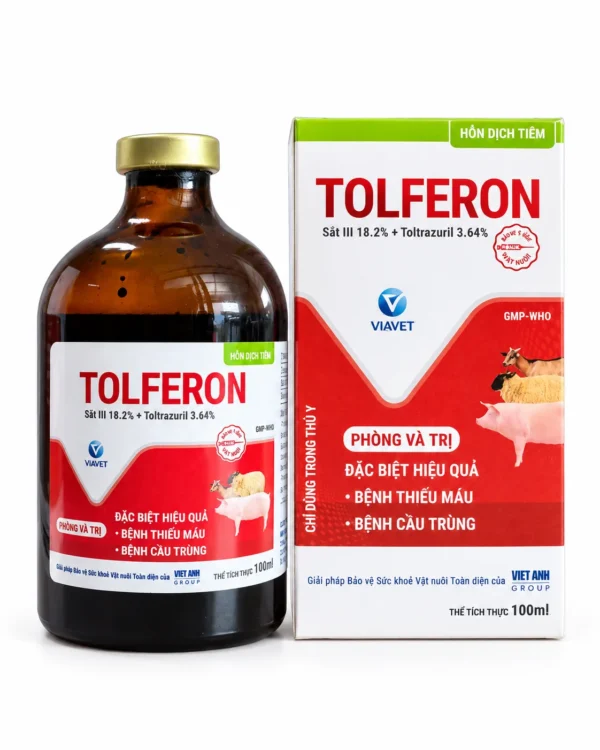 tolfenron-2 TOLFENRON – Sắt + cầu trùng heo con – ảnh 2