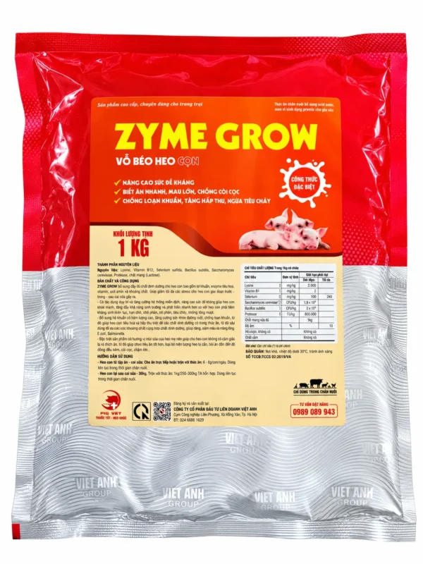 ZYMEGROW – Vỗ béo heo con